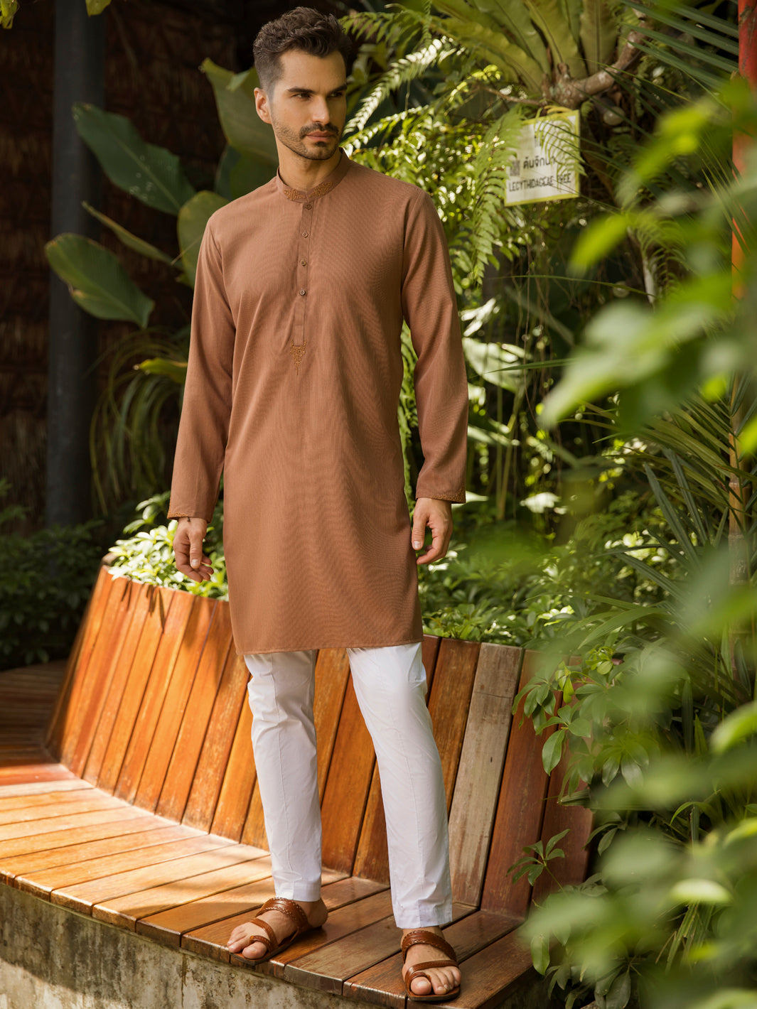 Rust Kurta - AL-K-1007