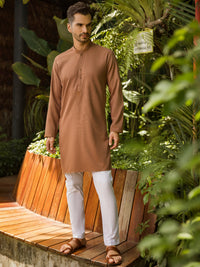Rust Kurta - AL-K-1007