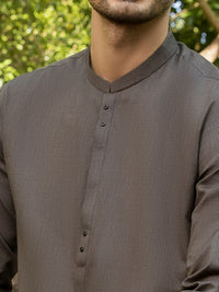 Grey Kurta - AL-K-1010