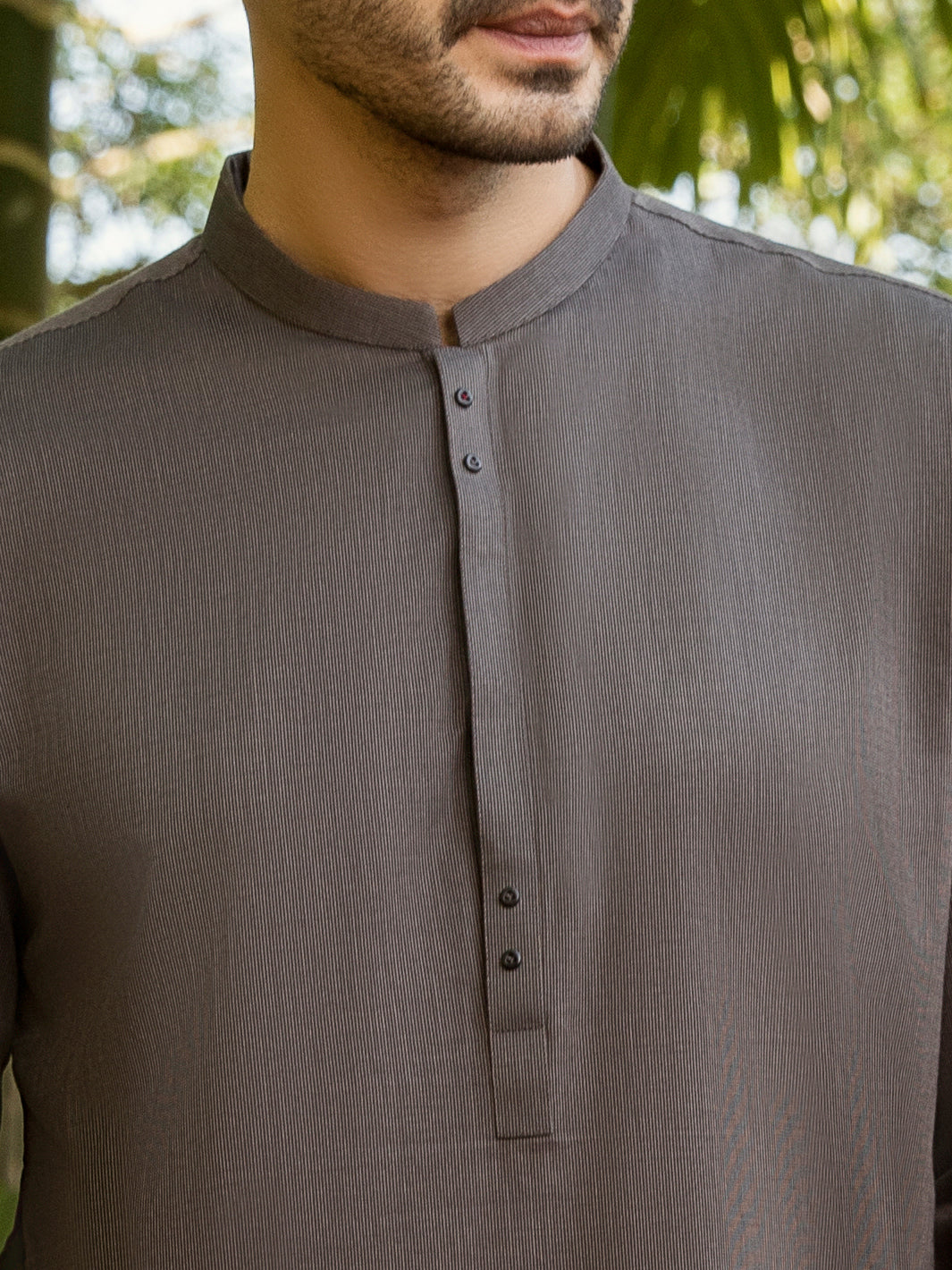 Grey Kurta - AL-K-1010