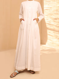 White Linen Tunic - ALCR-LK-1012