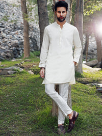 Off White Kurta - AL-K-1014