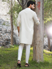 Off White Kurta - AL-K-1014
