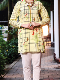 Lime Lawn Tunic - ALP-LK-1016B
