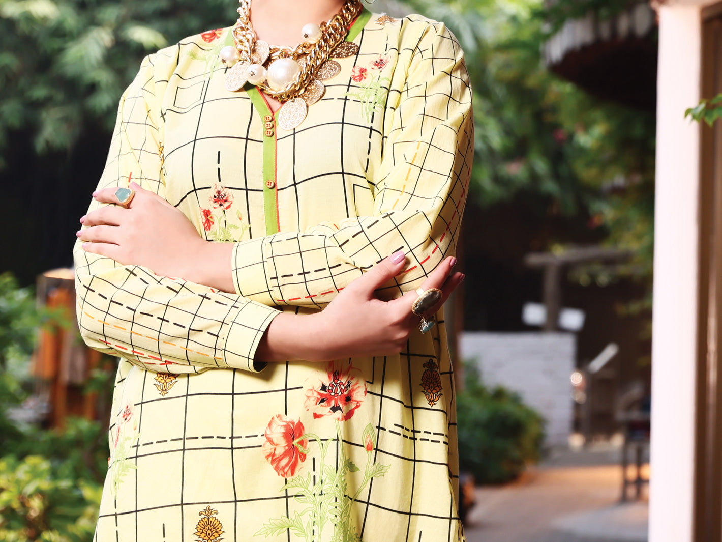 Lime Lawn Tunic - ALP-LK-1016B
