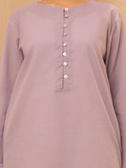 Lilac Linen Tunic - ALCR-LK-1019 - Almirah Online