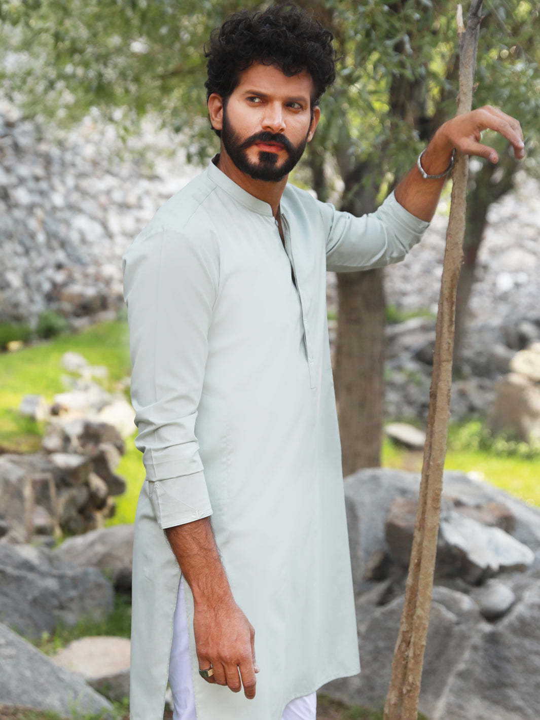 Mint Green Kurta - AL-K-1016
