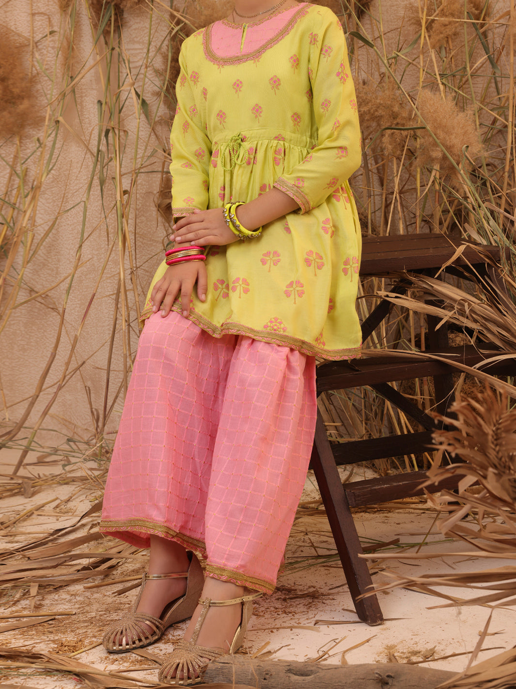 Pista Green 2 Piece Stitched - ALT-2PS-LKS-1016