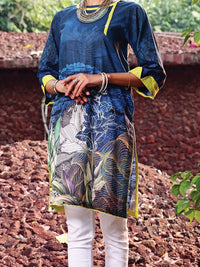 Teal Lawn Tunic - ALP-LK-1018