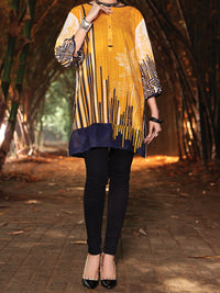Yellow Lawn Tunic - ALP-LK-1020