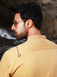 Yellow Kurta - AL-K-1023