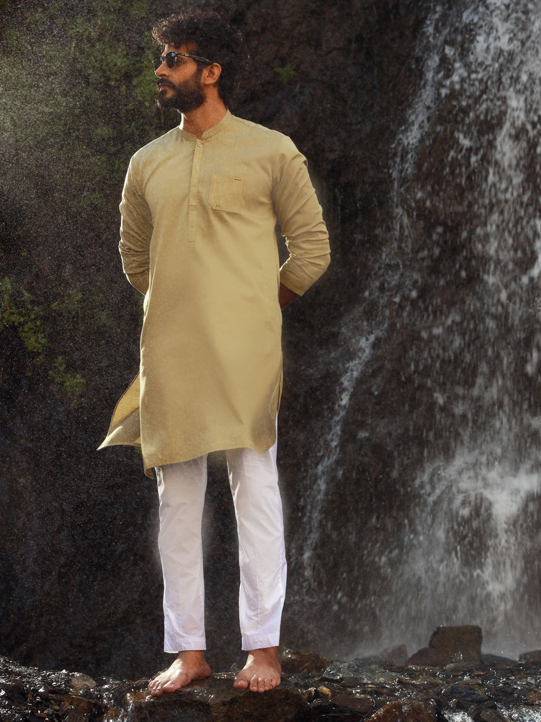 Green Kurta - AL-K-1024