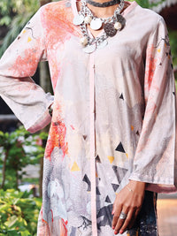 Grey Lawn Tunic - ALP-LK-1024