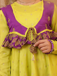 Green Raw Silk 2 Piece Stitched - ALT-2PS-LKS-1025