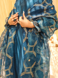 Blue Women Stole - ALCR-ST-1029