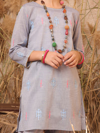 Grey Yarn Dyed 2 Piece Stitched - ALT-2PS-LKS-1029