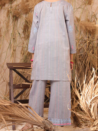 Grey Yarn Dyed 2 Piece Stitched - ALT-2PS-LKS-1029