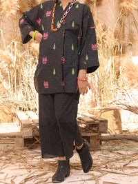Black Lawn 2 Piece Stitched - ALT-2PS-LKS-1030