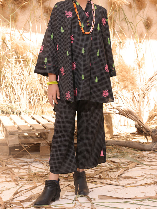 Black Lawn 2 Piece Stitched - ALT-2PS-LKS-1030