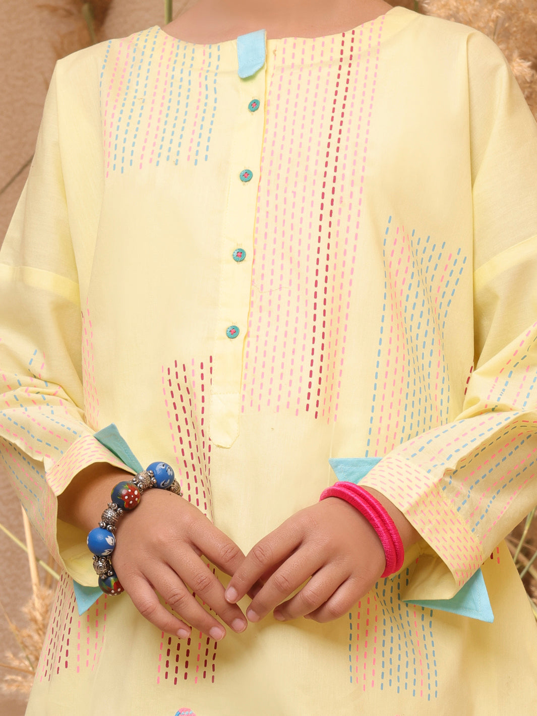 Lemon Dyed 2 Piece Stitched - ALT-2PS-LKS-1035