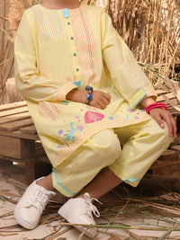 Lemon Dyed 2 Piece Stitched - ALT-2PS-LKS-1035
