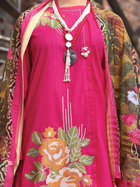 Fuchsia Lawn 3Pc Stitched - ALP-3PS-1061/S