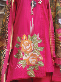 Fuchsia Lawn 3Pc Stitched - ALP-3PS-1061/S