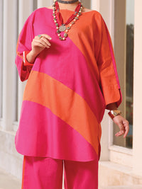 Pink Lawn 2Pc Stitched - ALP-2PS-LKS-1066