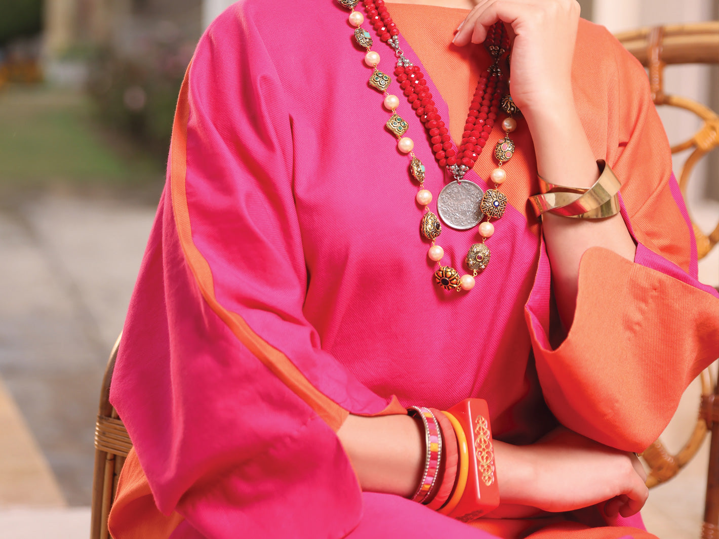 Pink Lawn 2Pc Stitched - ALP-2PS-LKS-1066