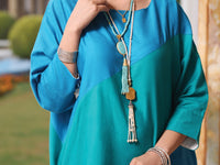 Turquoise Lawn 2Pc Stitched - ALP-2PS-LKS-1067