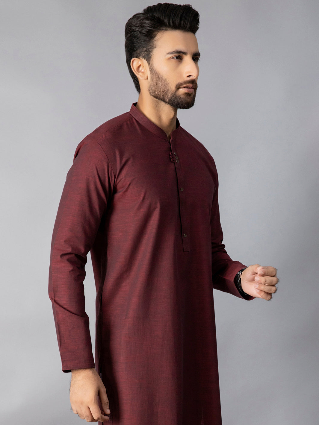 Maroon Kurta - AL-K-1078