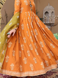 Mustard Cambric 3Pc Stitched - ALP-3PS-1091/S