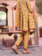 Mustard 3 Piece Stitched - ALP-3PS-1132