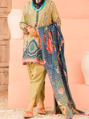 Green Lawn 3 Piece Stitched - ALP-3PS-1136