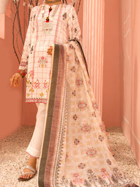 White Lawn 3Pc Unstitched - ALP-3PS-1137