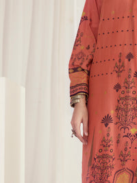 Orange Lawn 3Pc Unstitched - ALP-3PS-1146
