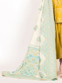 Lime Lawn 3Pc Stitched - ALP-3PS-1147