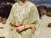 Green Swiss Voile 3 Piece Stitched - ALP-3PS-1156