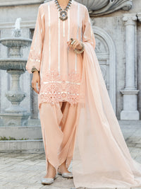 Pink Lurex Jacquard 3 Piece Unstitched - ALP-3PS-1188