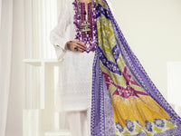 White 3Pc Stitched - ALP-3PS-1235
