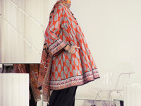 Orange Lawn 3Pc Unstitched - ALP-3PS-1238