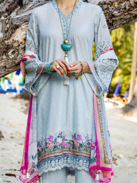 Grey Lawn 3 Piece Stitched - ALP-3PS-1250