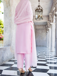 Pink Schiffli Lawn 3Pc Unstitched - ALP-3PS-1257