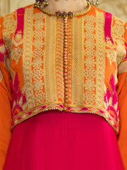 Pink Raw Silk 2 Piece Stitched - ALP-2PS-LKS-1276