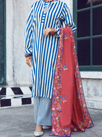 Blue Lawn 3 Piece Unstitched - ALP-3PS-1298