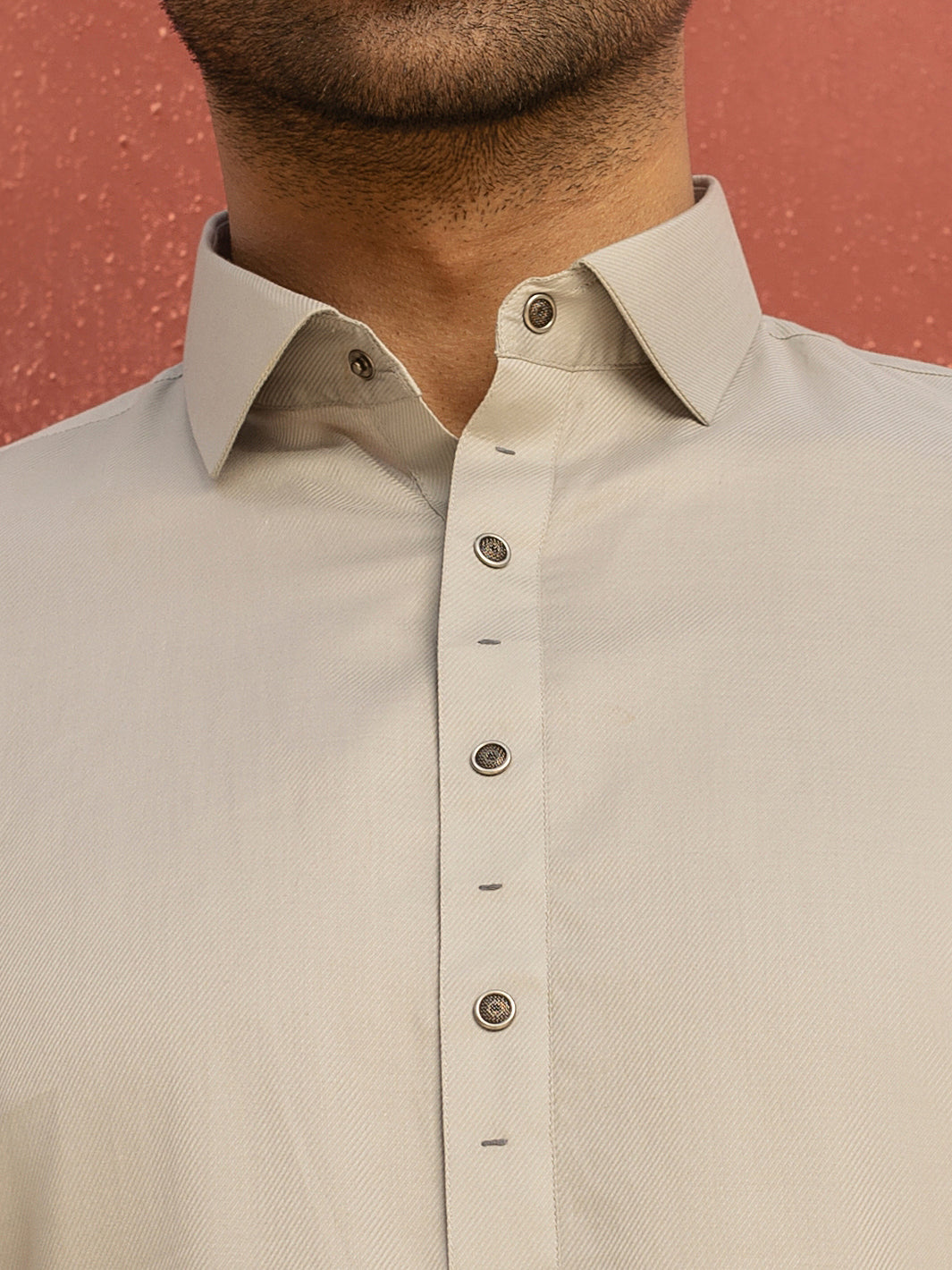 Grey Kameez Shalwar - ALWA-KS-290