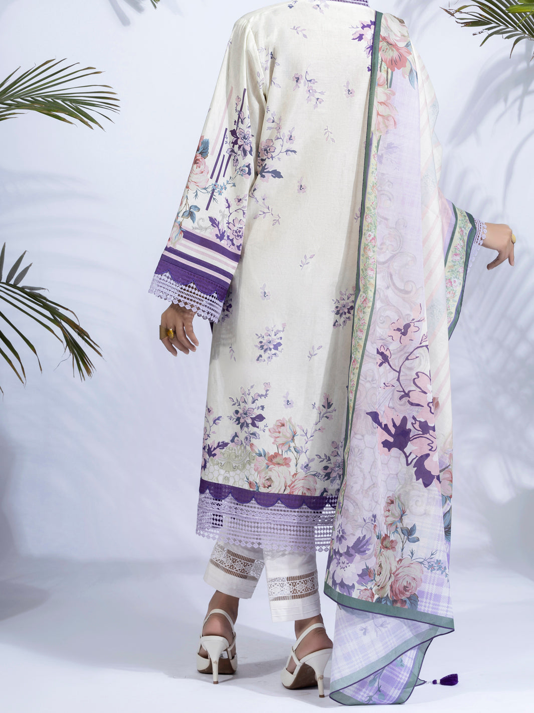 Ivory Lawn 2Pc Unstitched - ALP-2PS-1319