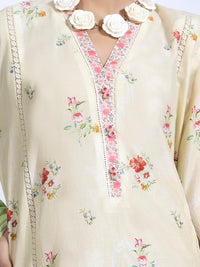 Cream Lawn 2Pc Unstitched - ALP-2PS-1323