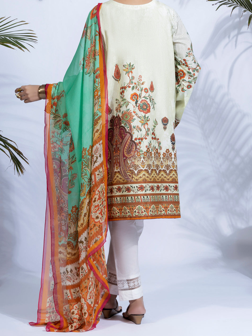Ivory Lawn 2Pc Unstitched - ALP-2PS-1325