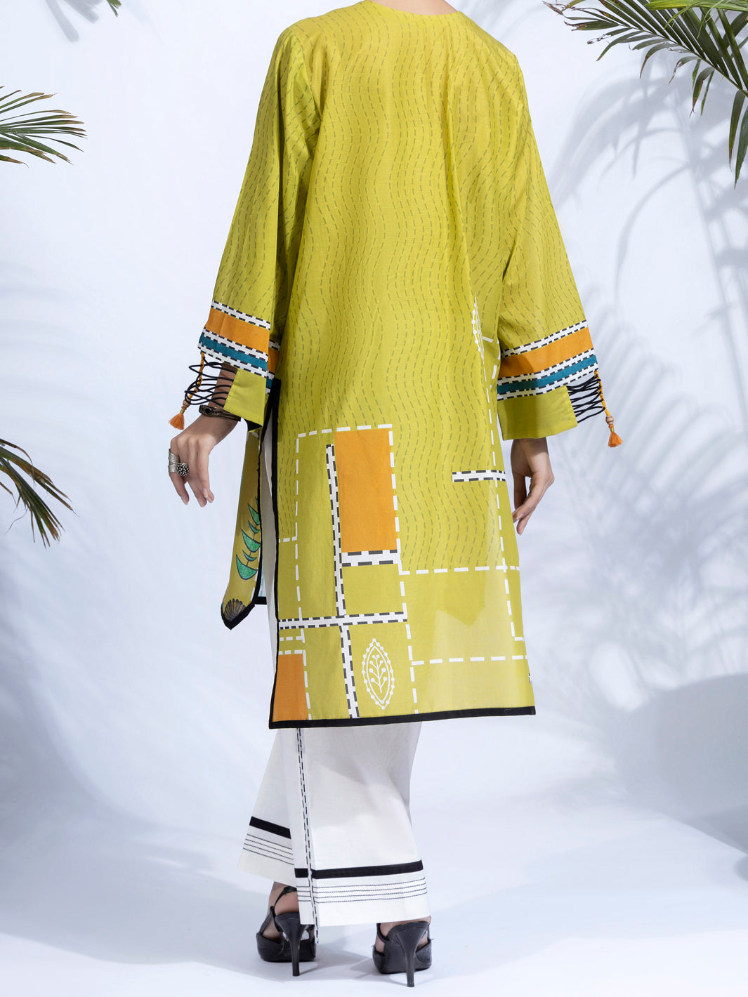 Lime Lawn Green 2Pc Unstitched - ALP-2PS-1330
